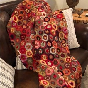 Gorgeous throw 50” x 70” in size.